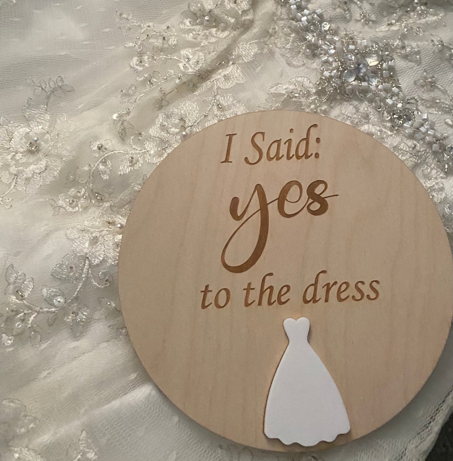 Single Milestone Disc - I said YES to the Dress